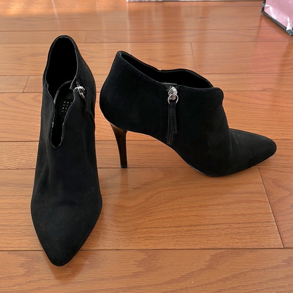 WHBM Ankle Boots/Booties, black, sz 7M - Picture 1 of 11